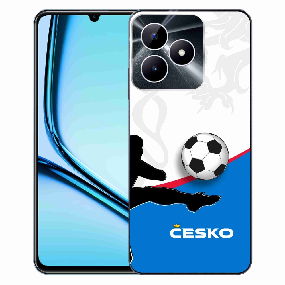 Gél borítás mmCase for Realme Note 50 - foci Csehország 3