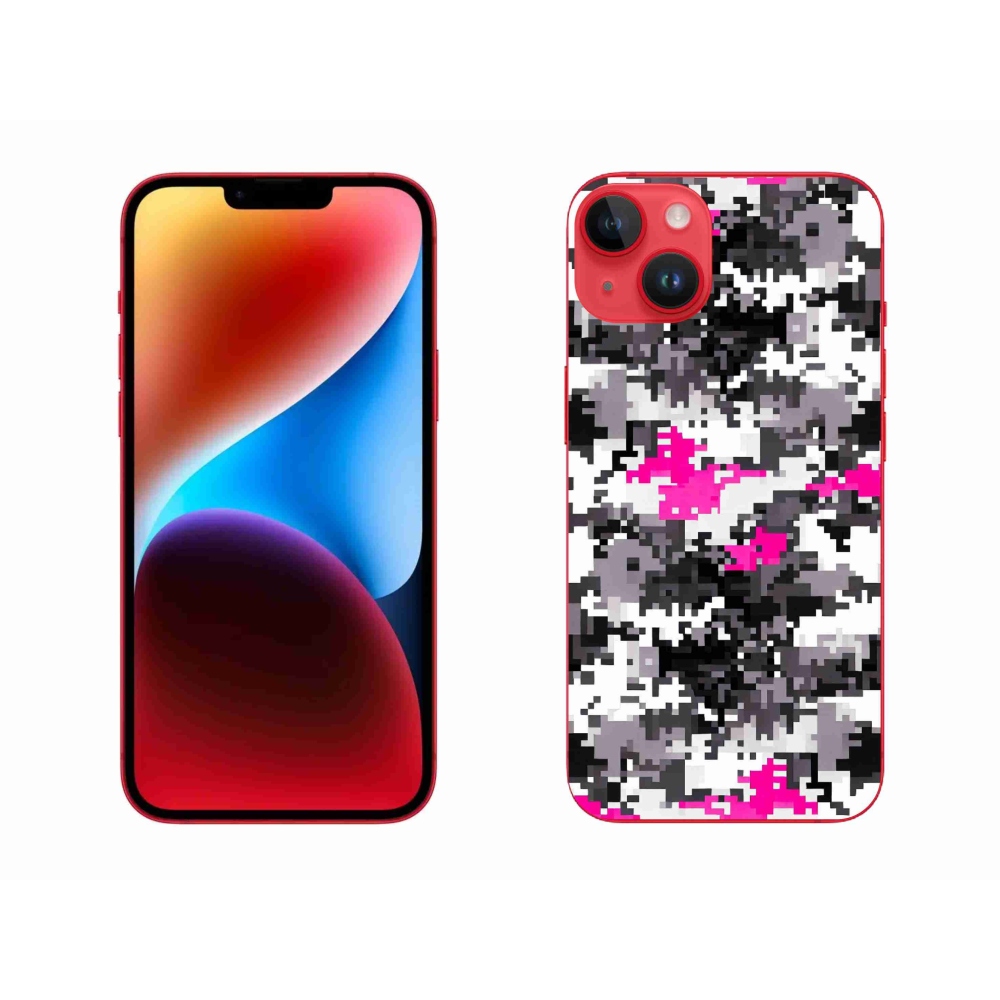 Zselés borítás mmCase iPhone 14 Plus készülékhez - terepszínű minta 4