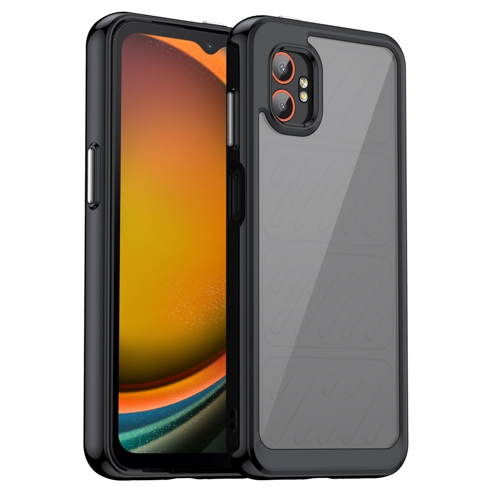 Gél tok kemény hátlappal Samsung Galaxy Xcover 7 Pro készülékhez - fekete