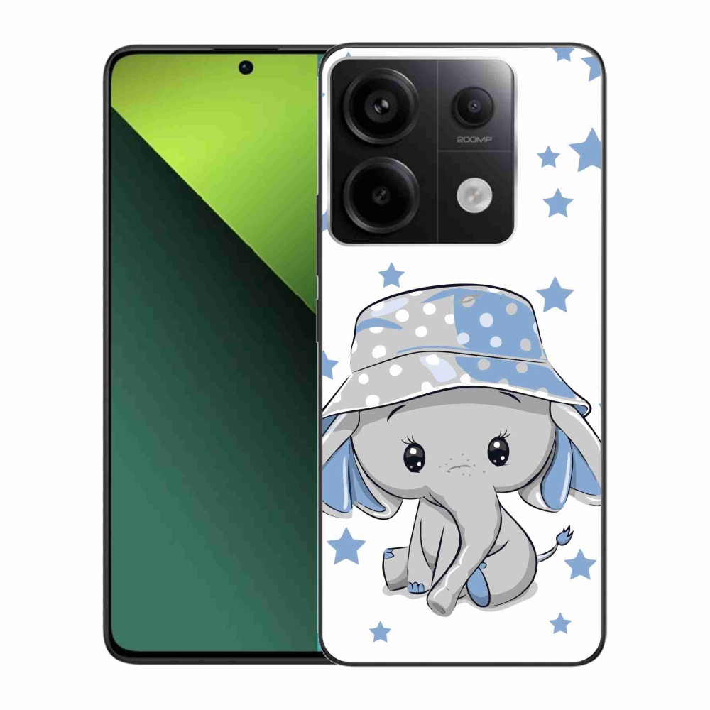 Gél borítás mmCase a Xiaomi Redmi Note 13 Pro 5G/Poco X6 5G - kék elefánthoz