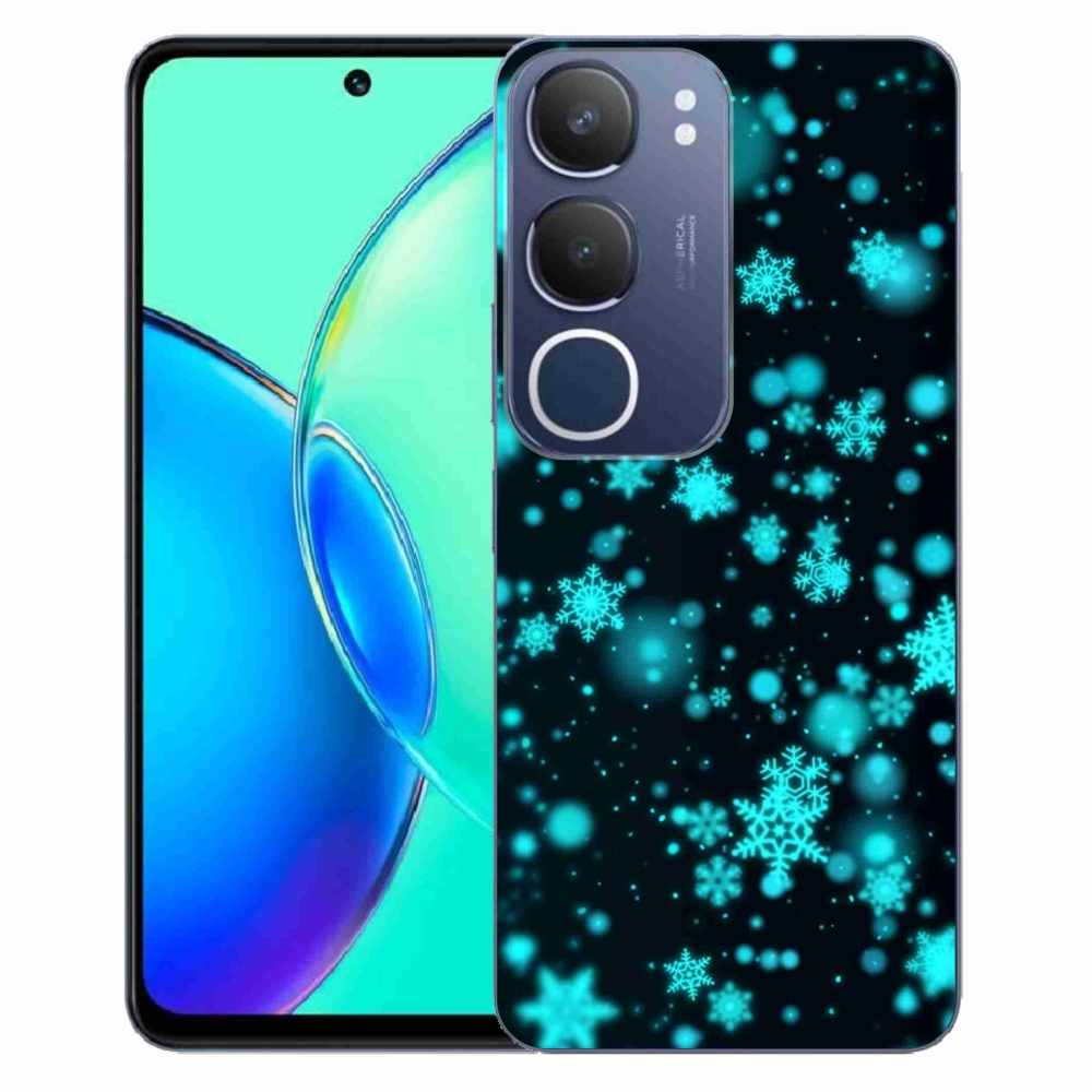 Gél borítás mmCase a Vivo Y19s készülékhez - hópelyhek 1