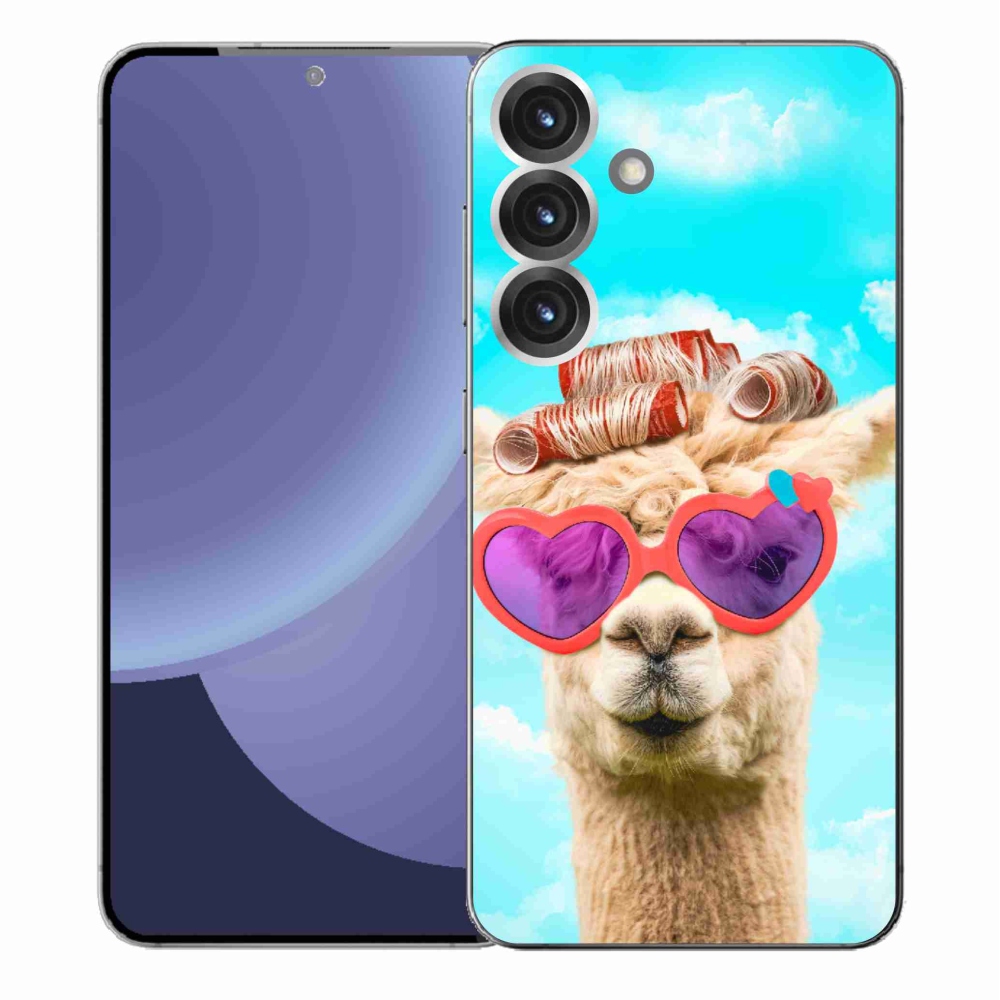 Zselés borítás mmCase Samsung Galaxy S25+ készülékhez - szemüveges láma