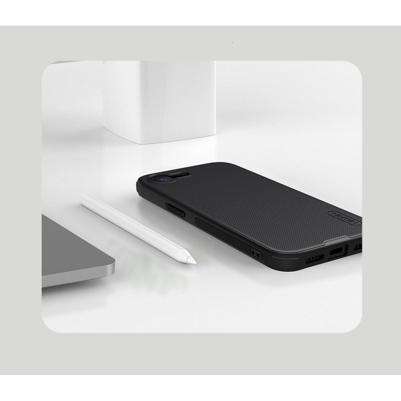 Nillkin Super Frosted PRO hátlap az Apple iPhone 16e/17e készülékhez Fekete