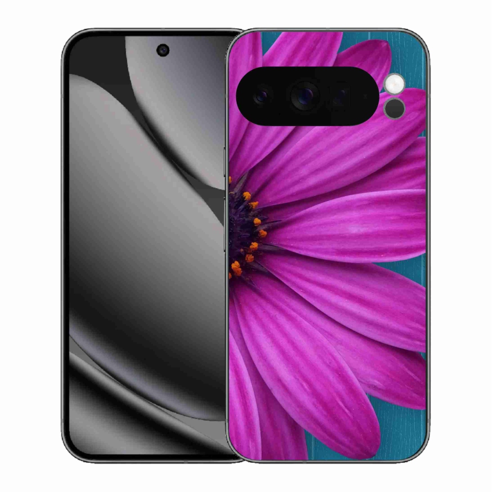 Zselés borítás mmCase a Google Pixel 10 Pro XL-hez - lila margaréta