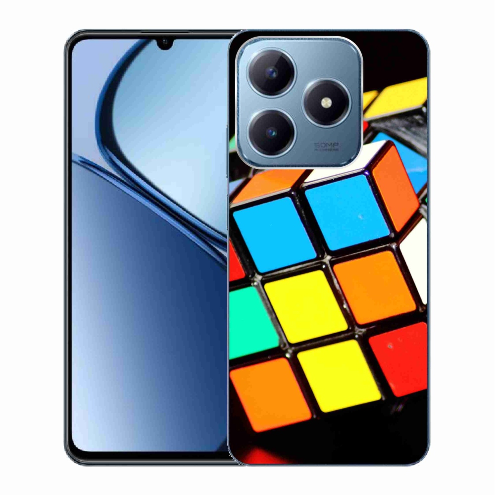Gél tok mmCase a Realme C63 készülékhez - Rubik-kocka