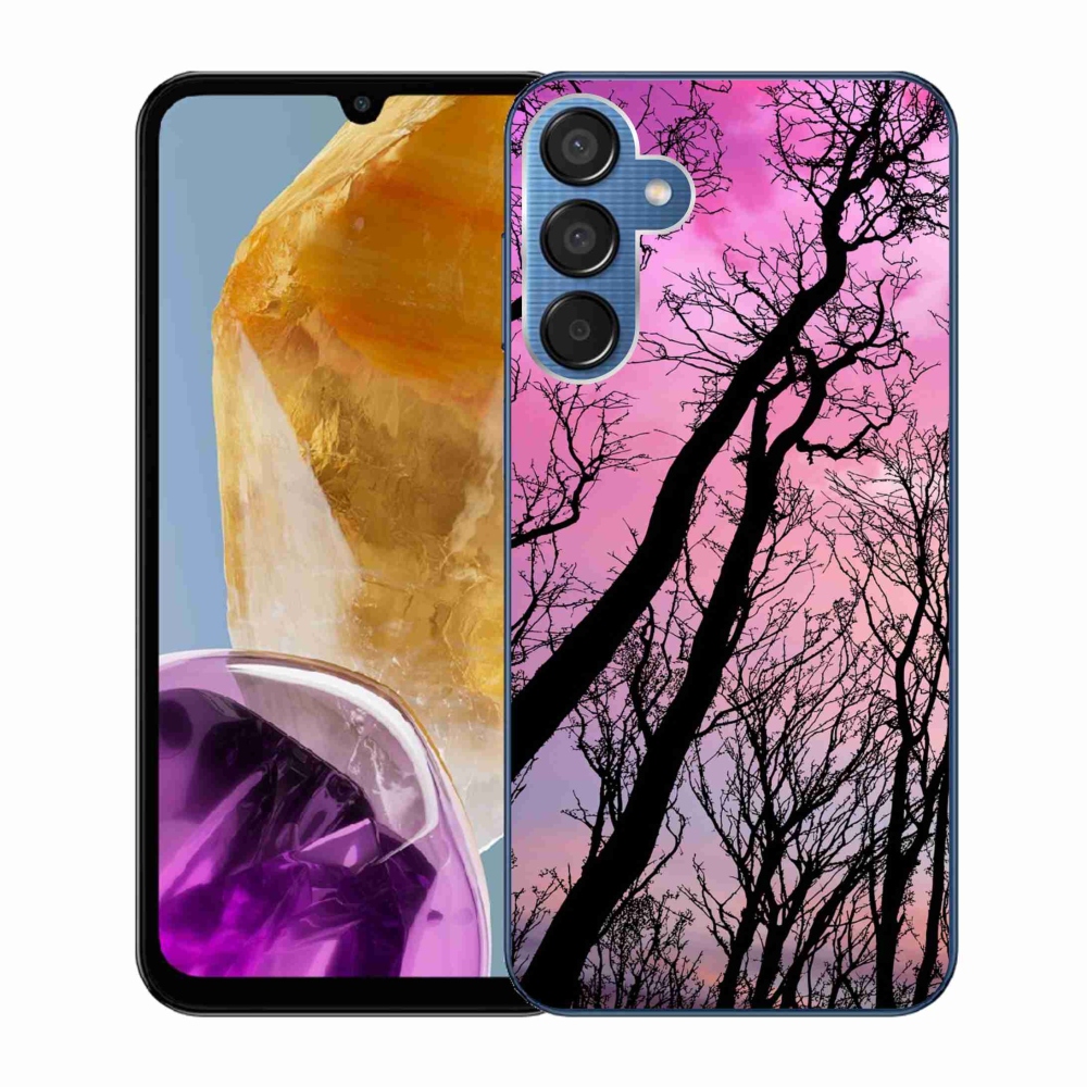 Gél tok mmCase a Samsung Galaxy M15 5G készülékhez - kidőlt fák