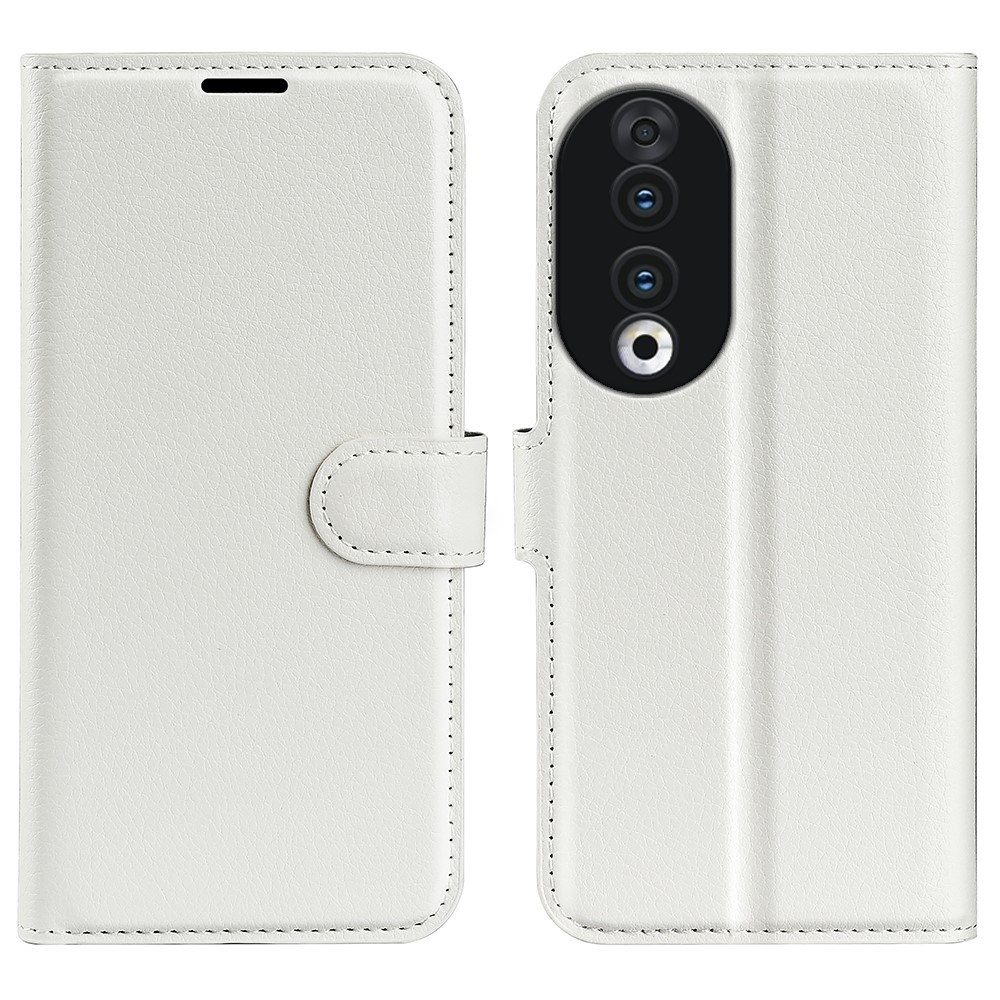 Litchi könyvtáska Honor 90-hez - fehér