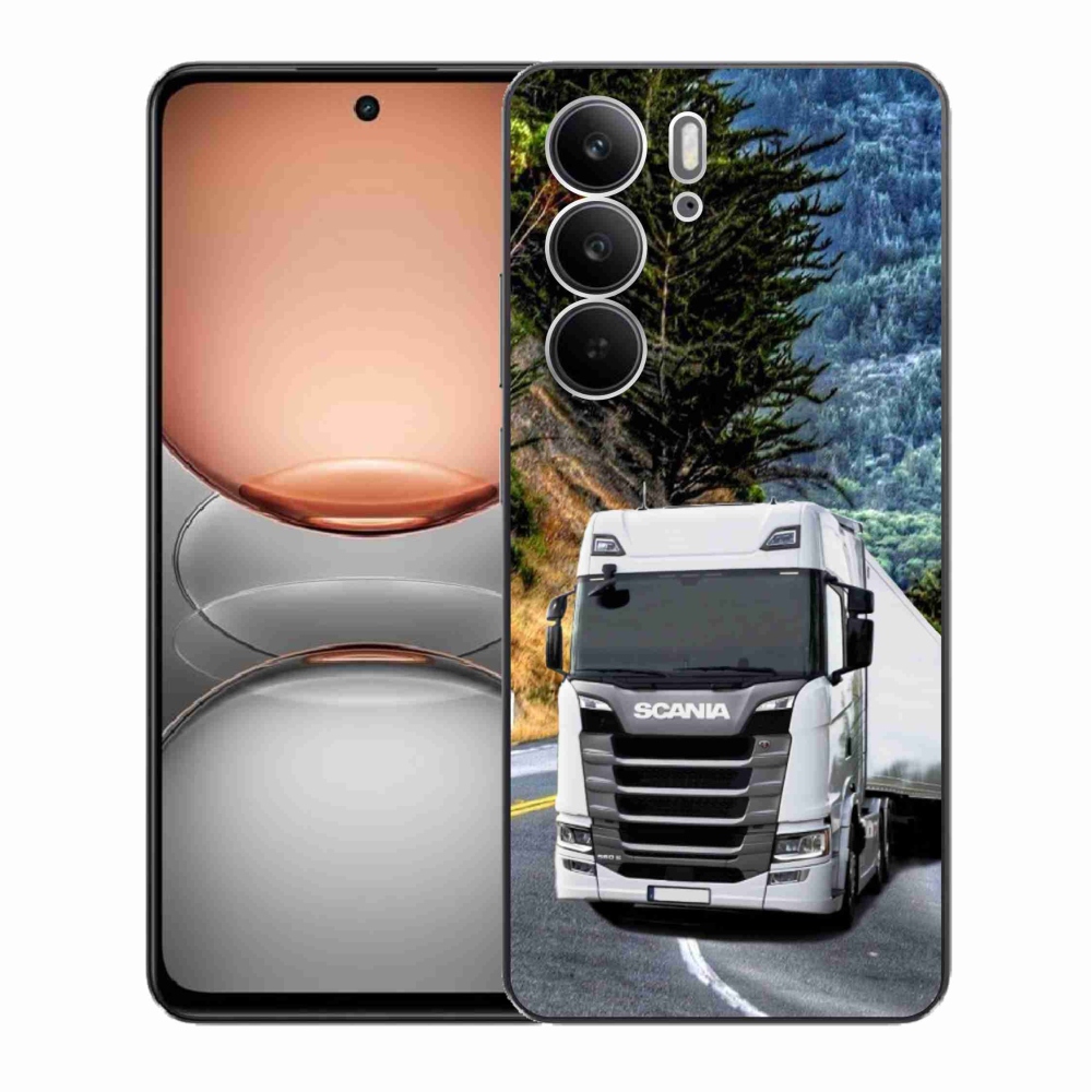 Zselés borítás mmCase a Realme C75 készülékhez - teherautó 1