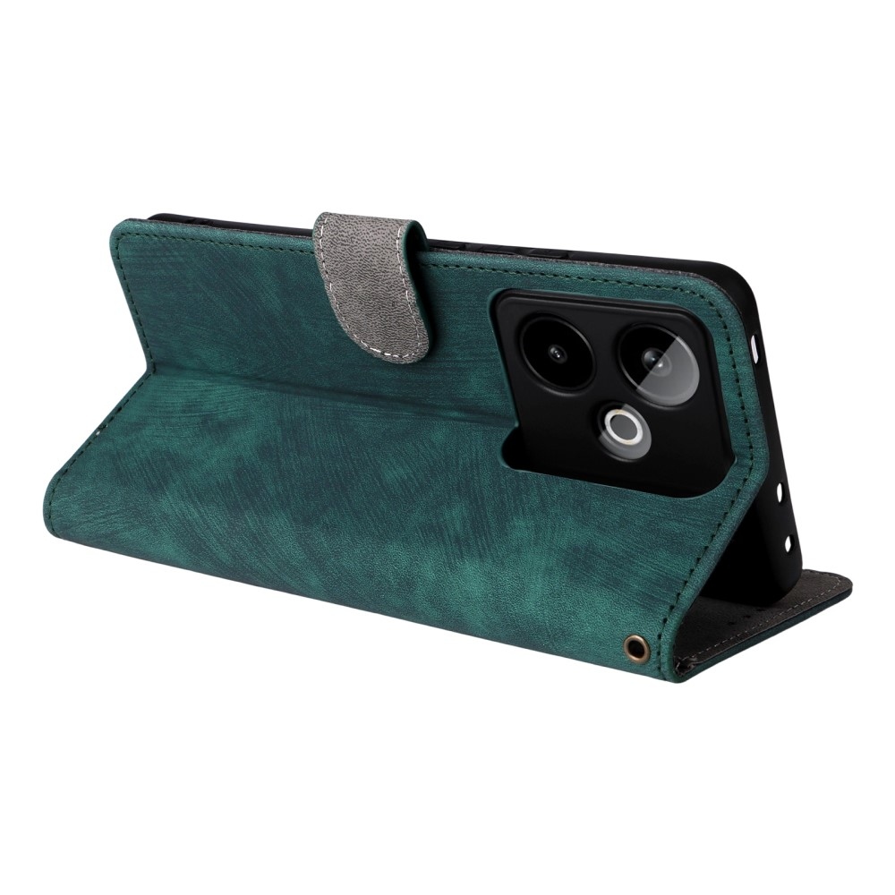 RFID könyvtáska a Realme GT 7 5G készülékhez - zöld