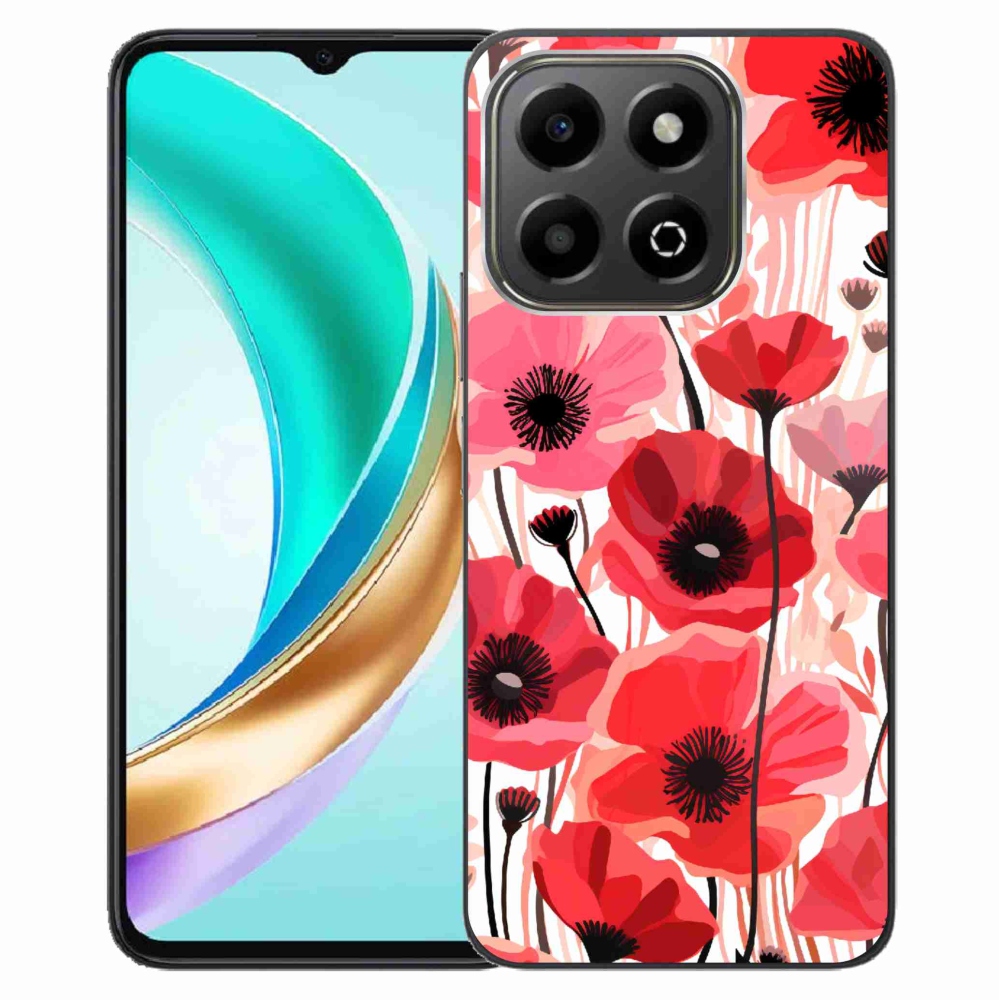 Zselés borítás mmCase a Honor X6b készülékhez - mákos 1