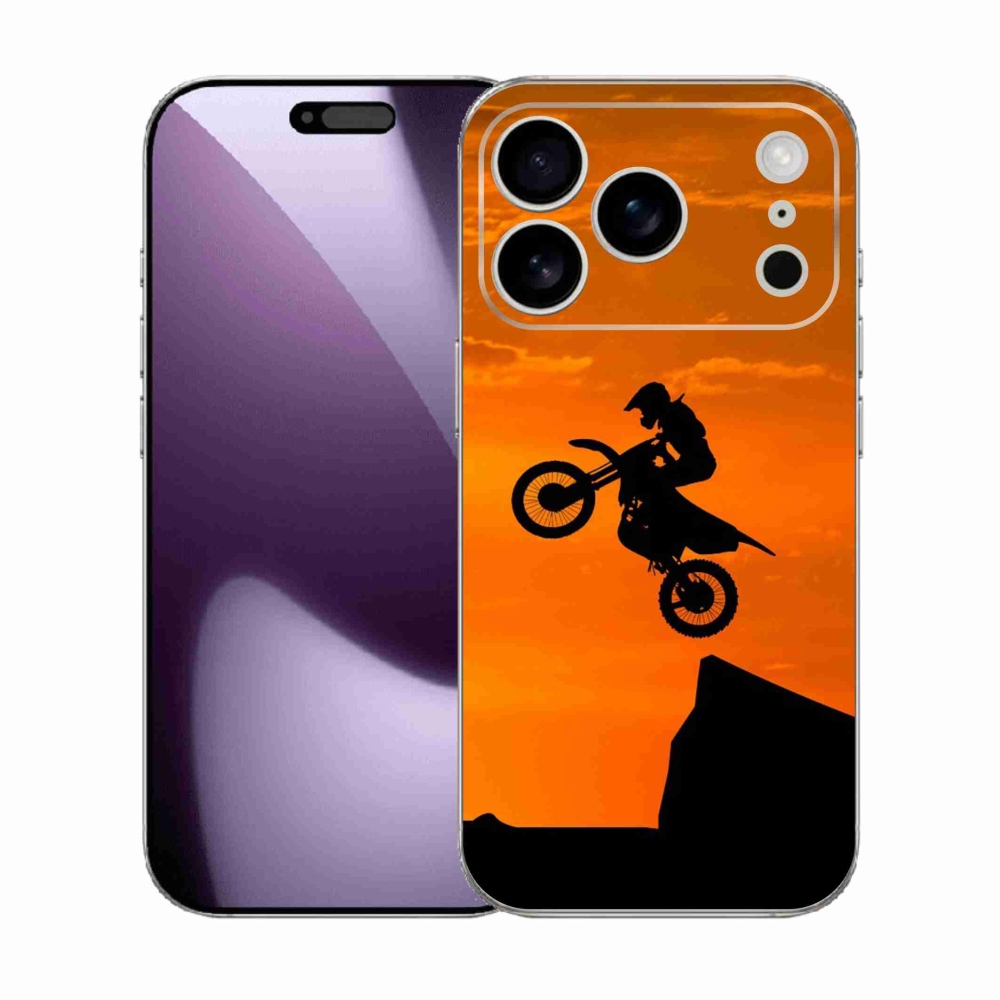 Zselés borítás mmCase iPhone 17 Pro készülékhez - motocross