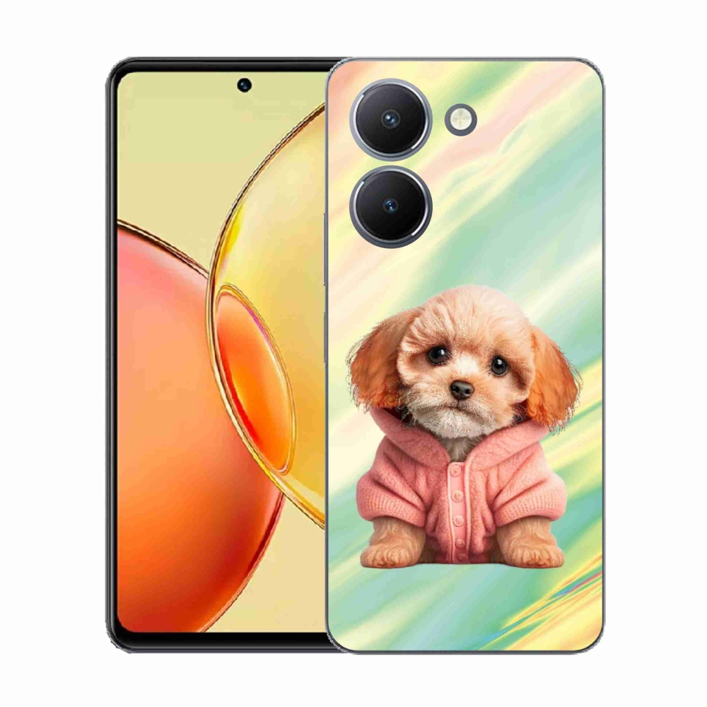 Gél borítás mmCase a Vivo Y36-hoz - kiskutya pulóverben