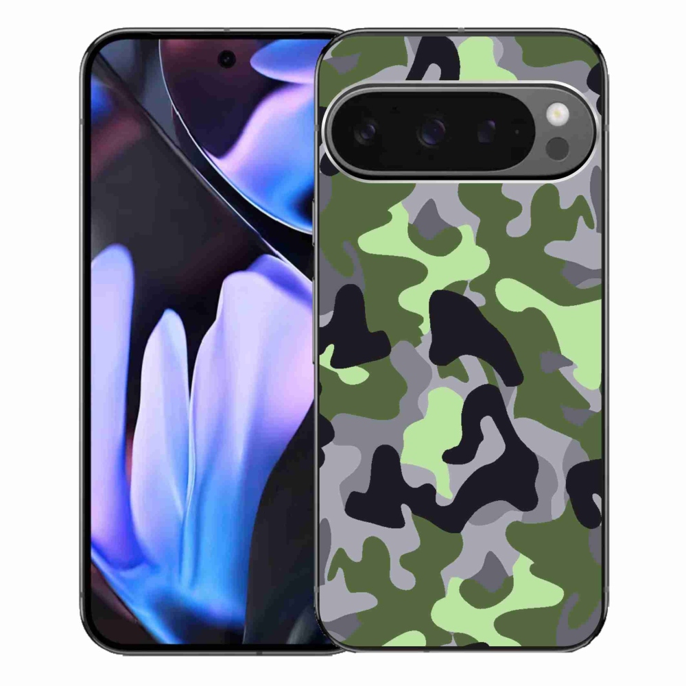 Zselés borítás mmCase a Google Pixel 9 Pro XL-hez - terepszínű minta 7