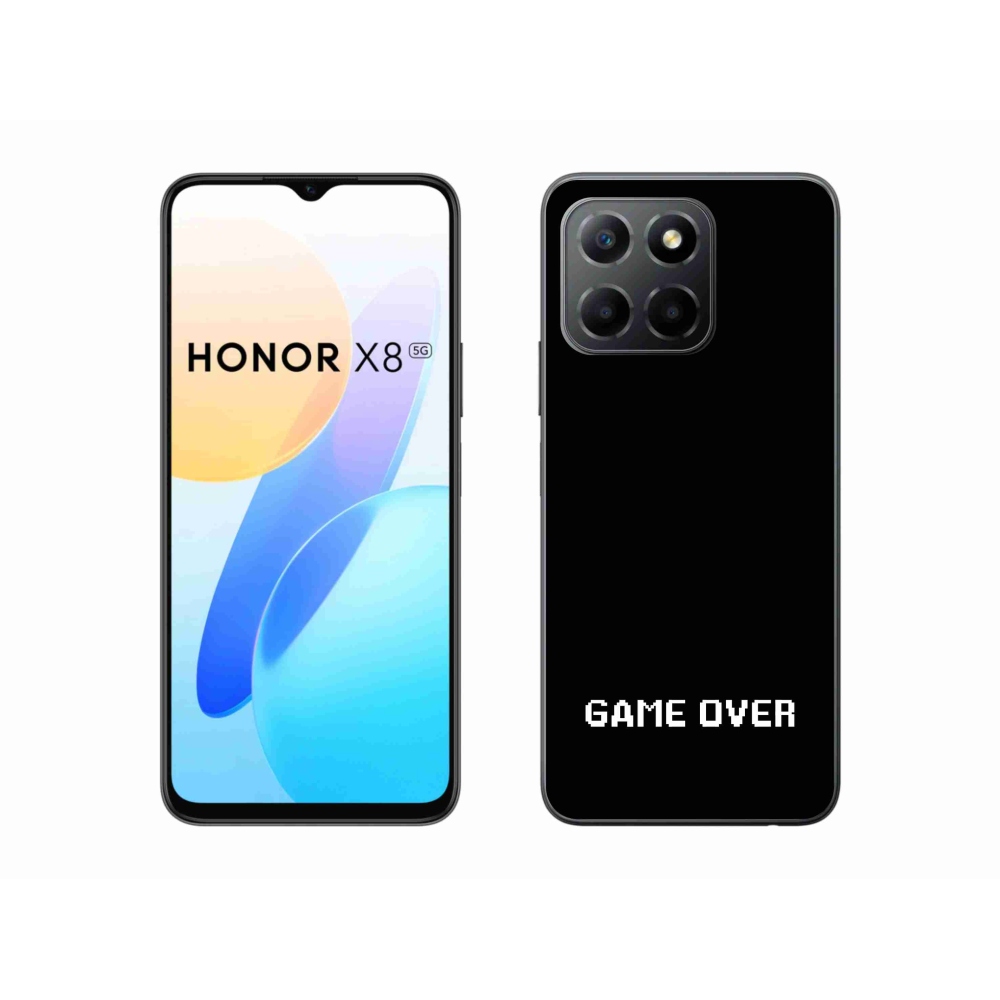 Gél borítás mmCase a Honor X8 5G/Honor 70 Lite 5G készülékhez - játék fekete háttérrel