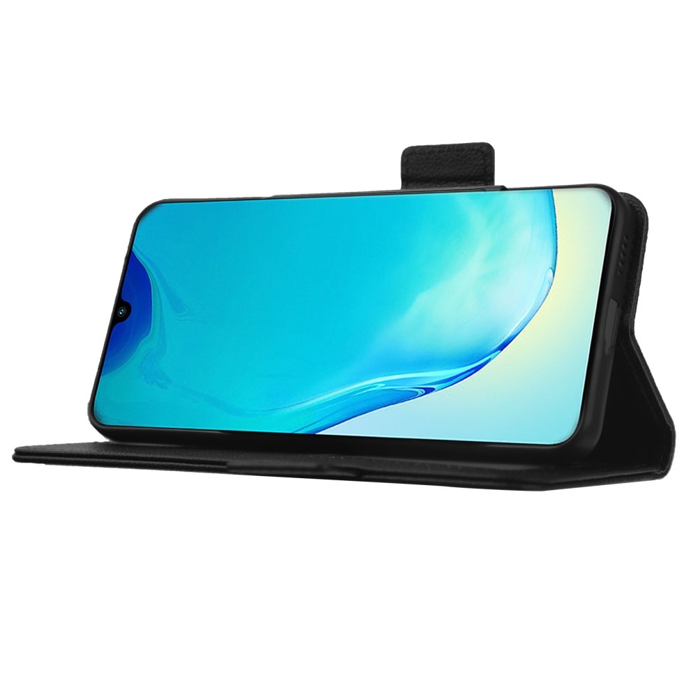 Tárcás könyv tok a Vivo X80 Lite-hoz - fekete