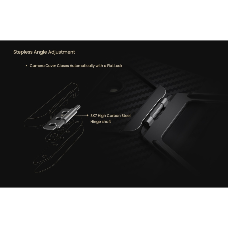 Nillkin CarboProp Aramid mágneses hátlap a Samsung Galaxy Z Fold 8-hoz, Ultra Black