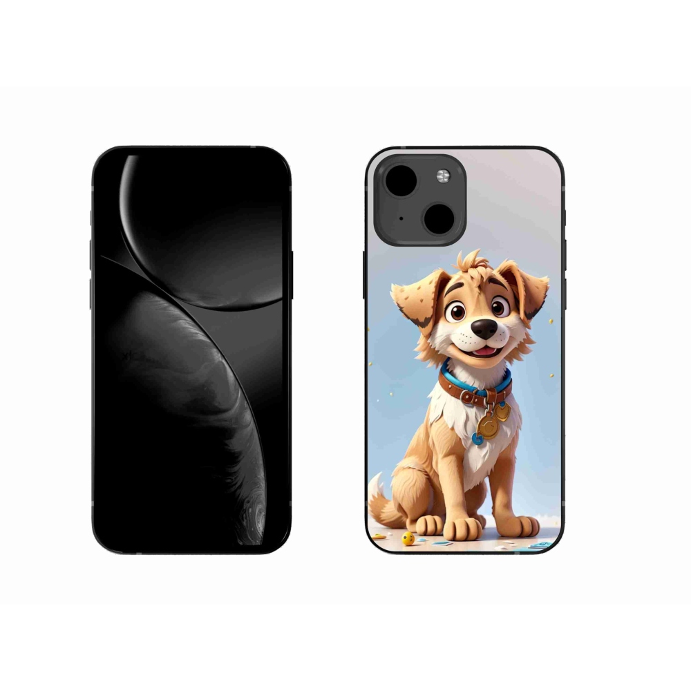 Gél borítás mmCase iPhone 13 készülékhez - rajzfilm kiskutya