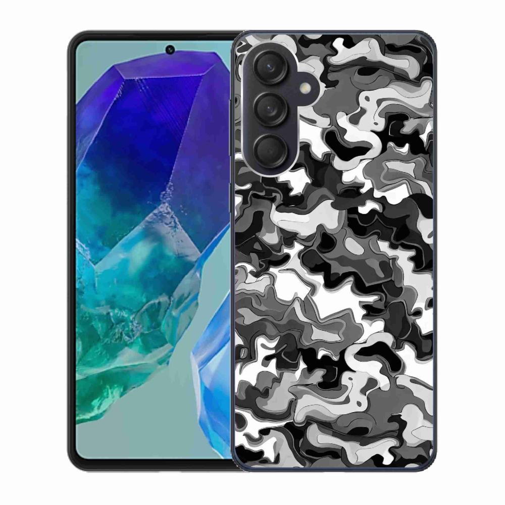 Zselés borítás mmCase Samsung Galaxy M55 5G - terepszínű mintázat 3