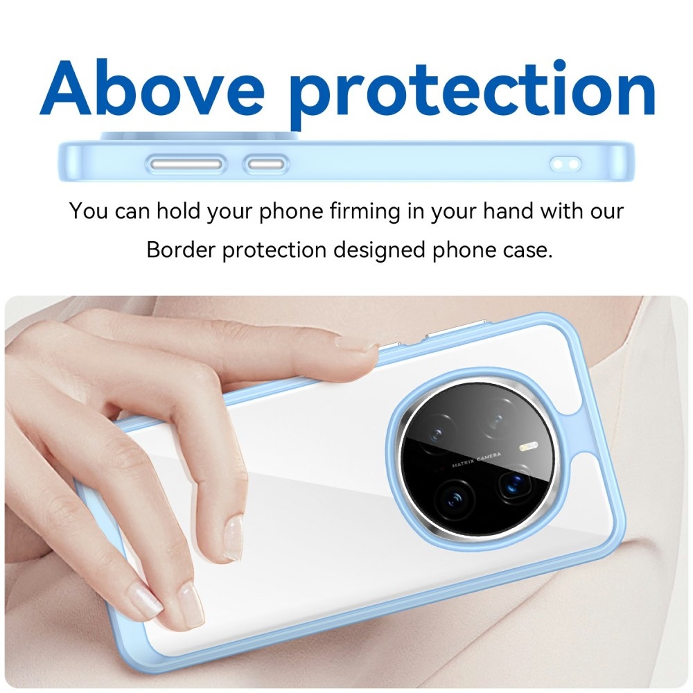 Gél tok fix hátlappal Honor Magic 7 Pro 5G készülékhez - kék