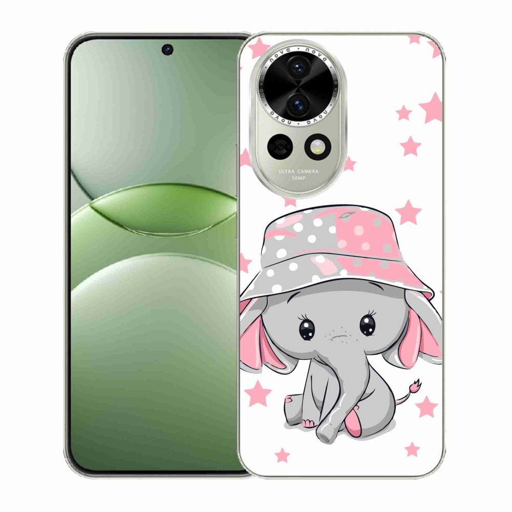 Gél borító mmCase a Huawei Nova 13 5G - rózsaszín elefántra