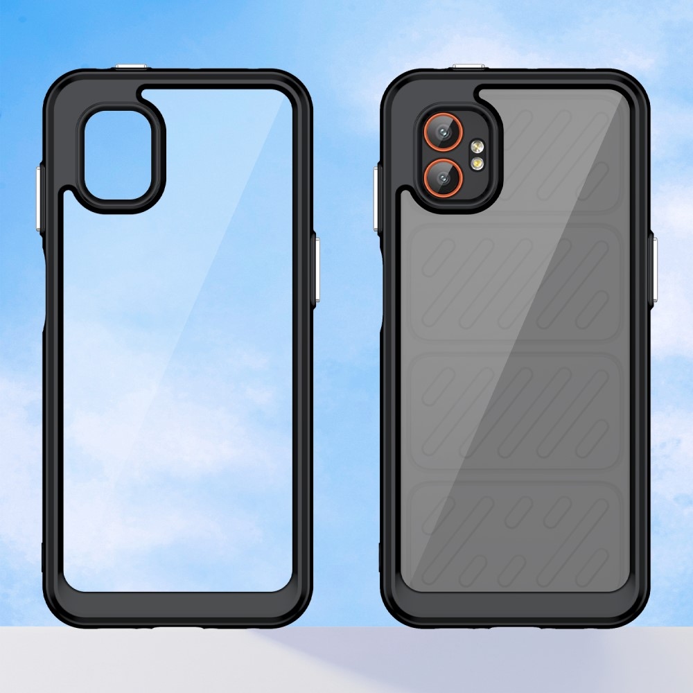 Gél tok kemény hátlappal Samsung Galaxy Xcover 7 Pro készülékhez - fekete