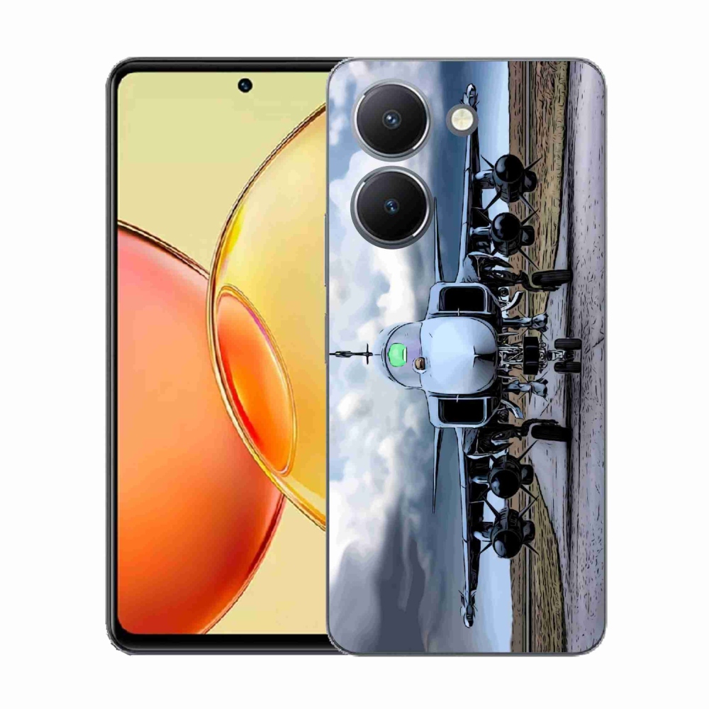 Gél borítás mmCase a Vivo Y36-hoz - katonai repülőgépek
