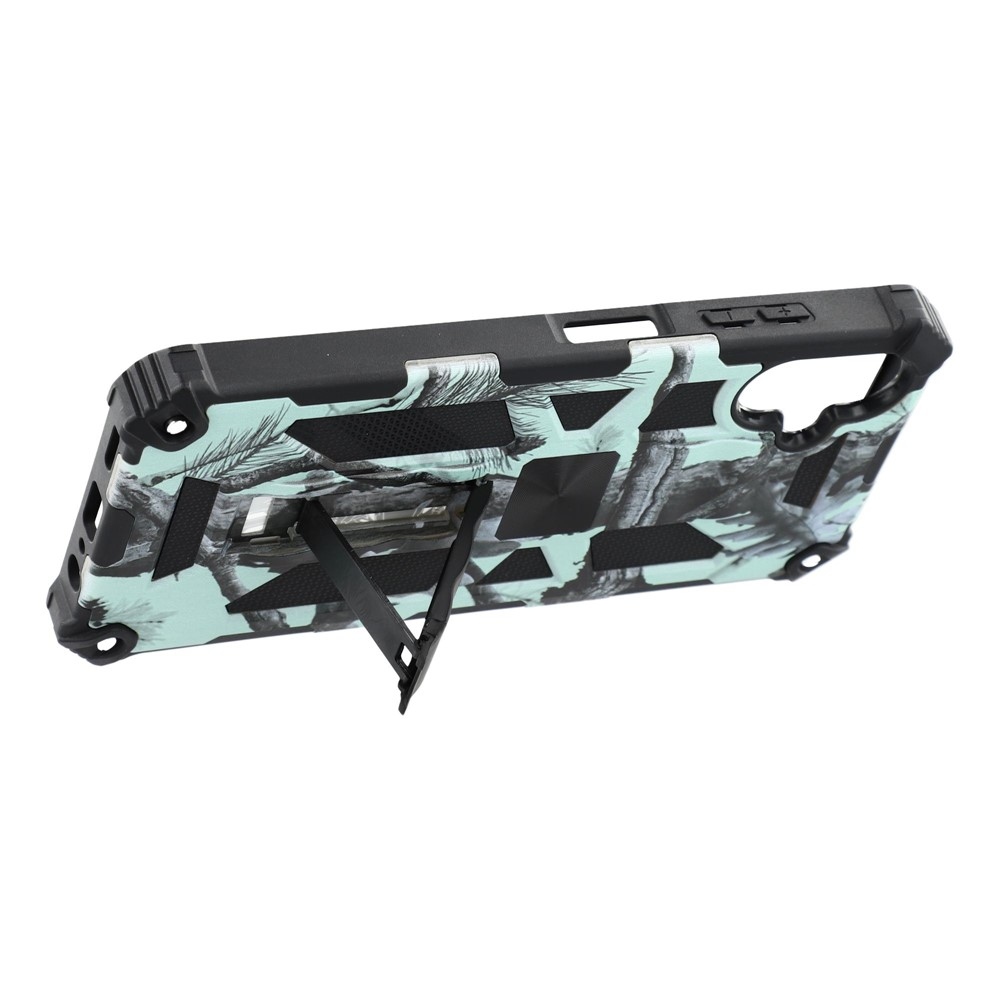 Camouflage tartós borító Samsung Galaxy A07 4G készülékhez - világoszöld