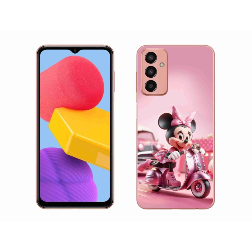 Zselés borítás mmCase Samsung Galaxy M13 készülékhez - minnie 1