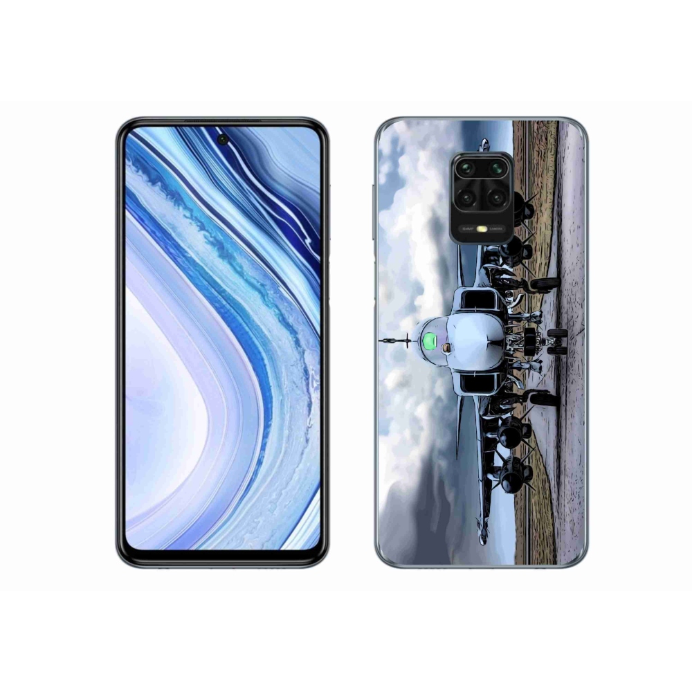 Gél borítás mmCase a Xiaomi Redmi Note 9 Pro számára - katonai repülőgépek