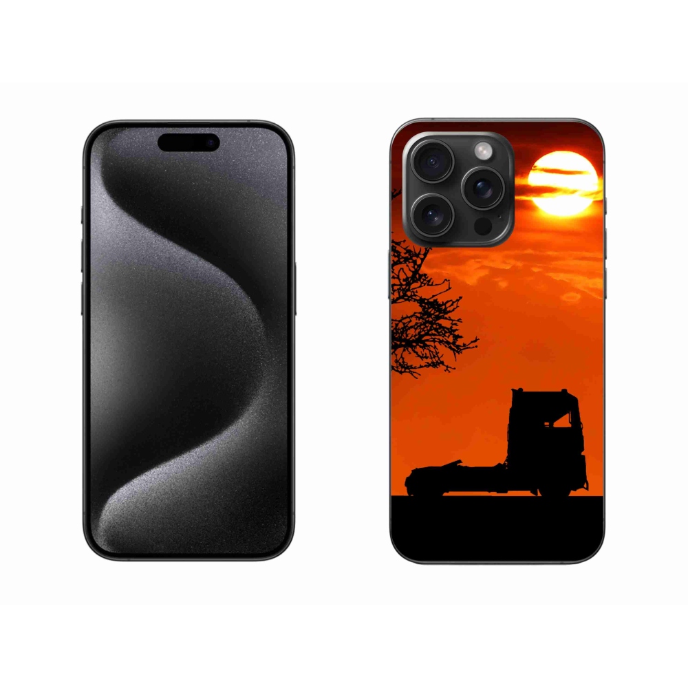 Zselés borítás mmCase iPhone 15 Pro Max készülékhez - teherautó 3