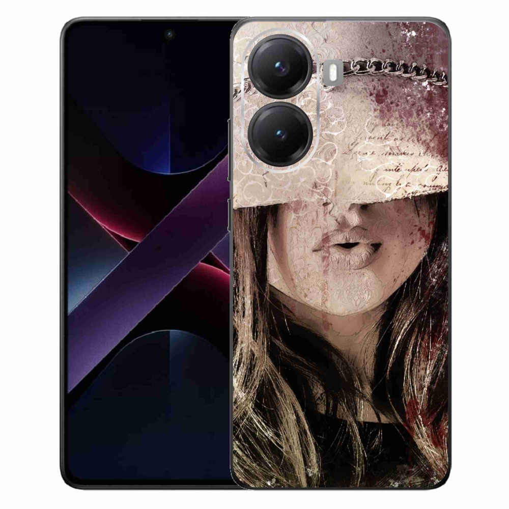 Gél borítás mmCase a Xiaomi Poco X7 Pro 5G számára - lány