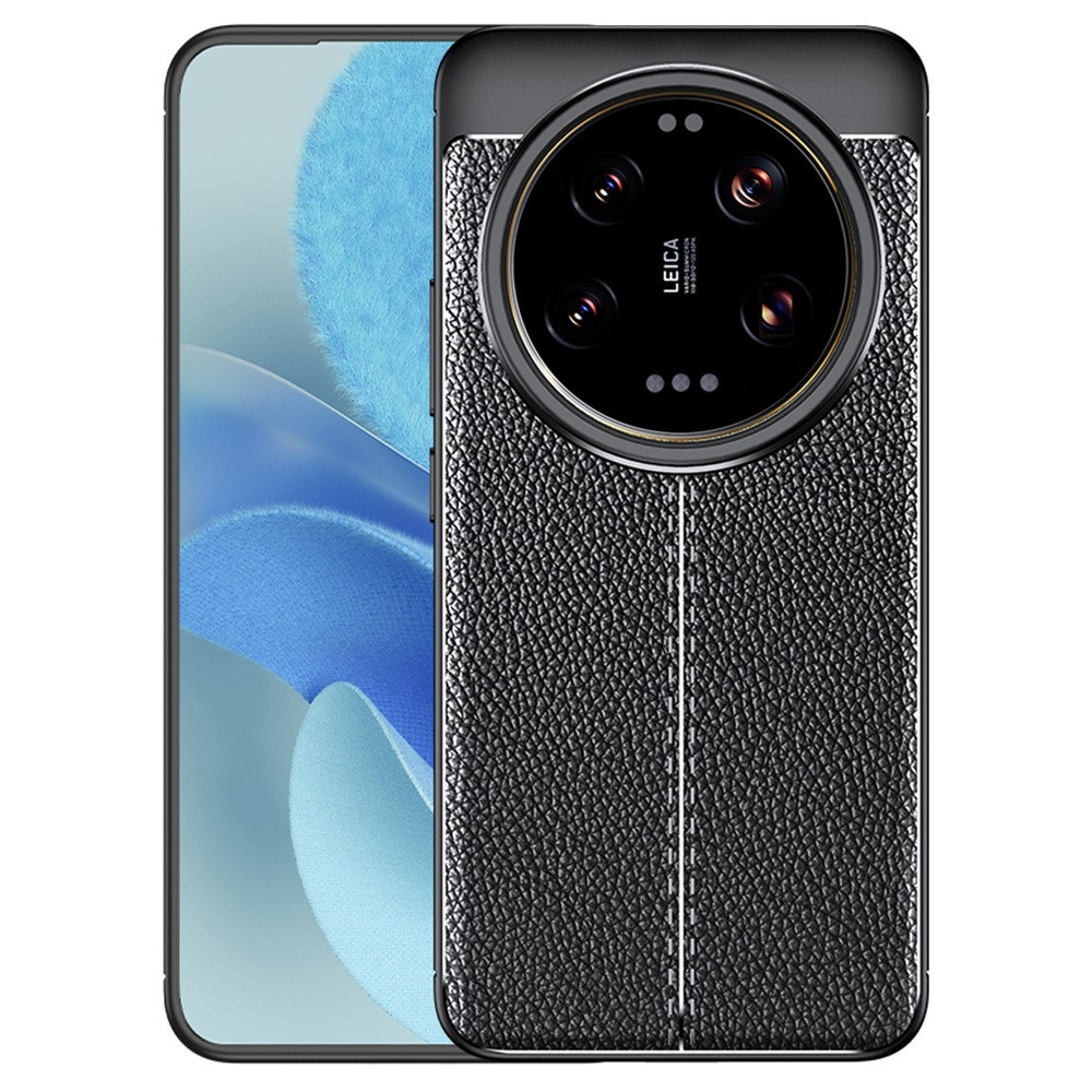Litchi tartós zselés tok Xiaomi 15 Ultra - fekete