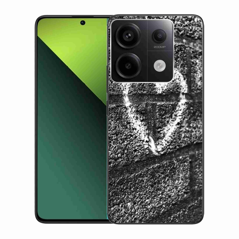 Gél borítás mmCase a Xiaomi Redmi Note 13 Pro 5G/Poco X6 5G számára - szív a falon