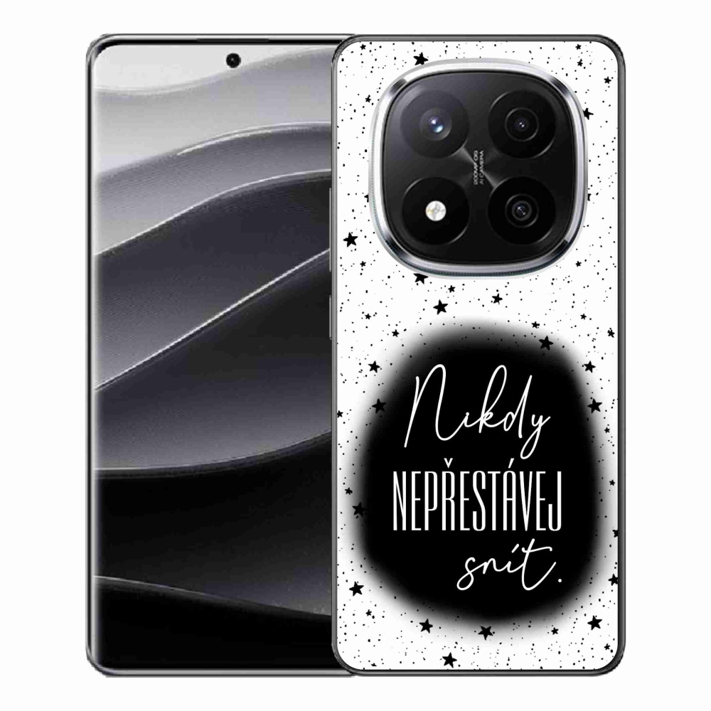 Gél borítás mmCase a Xiaomi Redmi Note 14 Pro+ 5G - idézet 1 fekete és fehér háttérrel