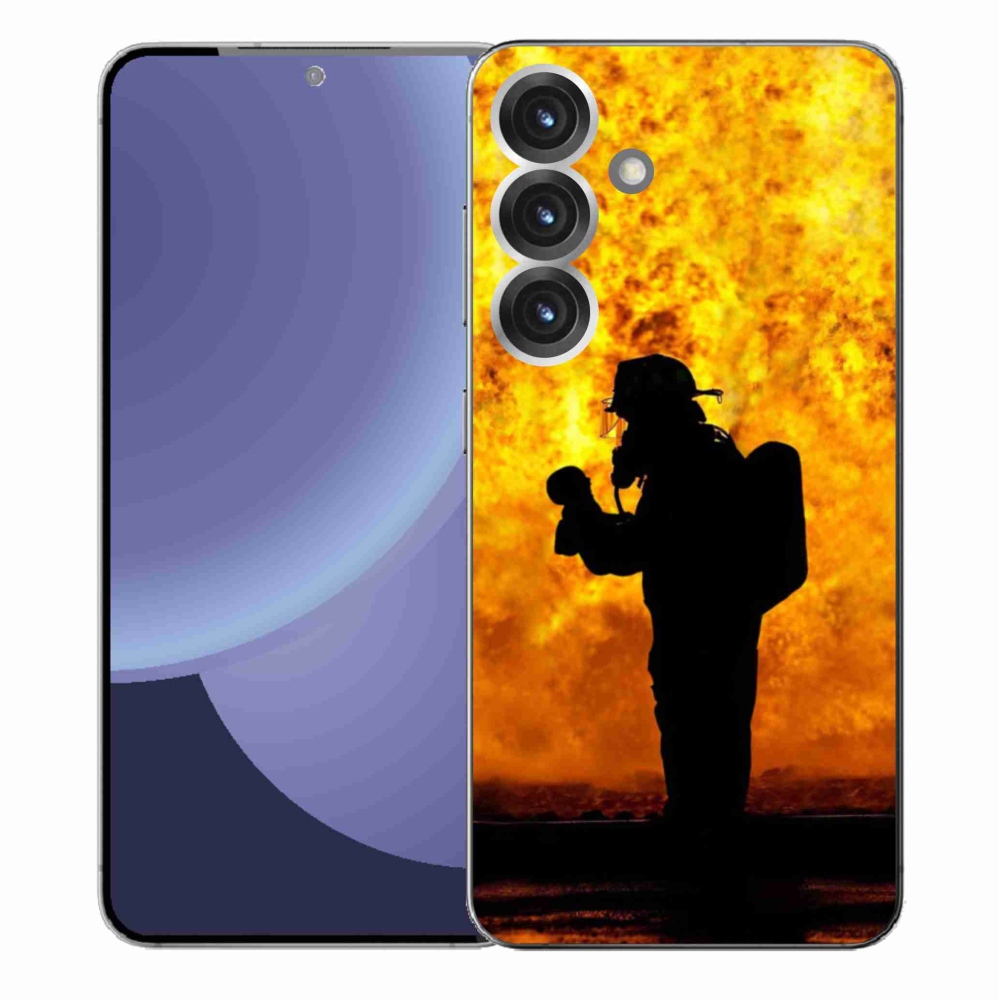 Gél borítás mmCase Samsung Galaxy S25+ - tűzoltóhoz