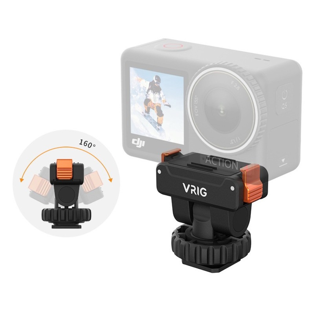 VRIG mágneses gyorskioldós tartó DJI Osmo Action 5 Pro, Action 4 és Action 3 kamerákhoz