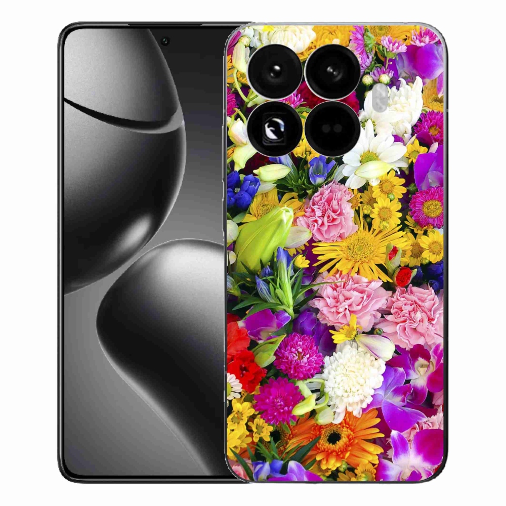 Gél borítás mmCase a Xiaomi 15T Pro számára - virágok 12
