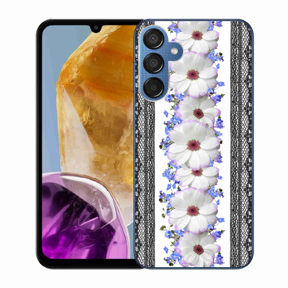 Gél borító mmCase a Samsung Galaxy M15 5G - virágok 8