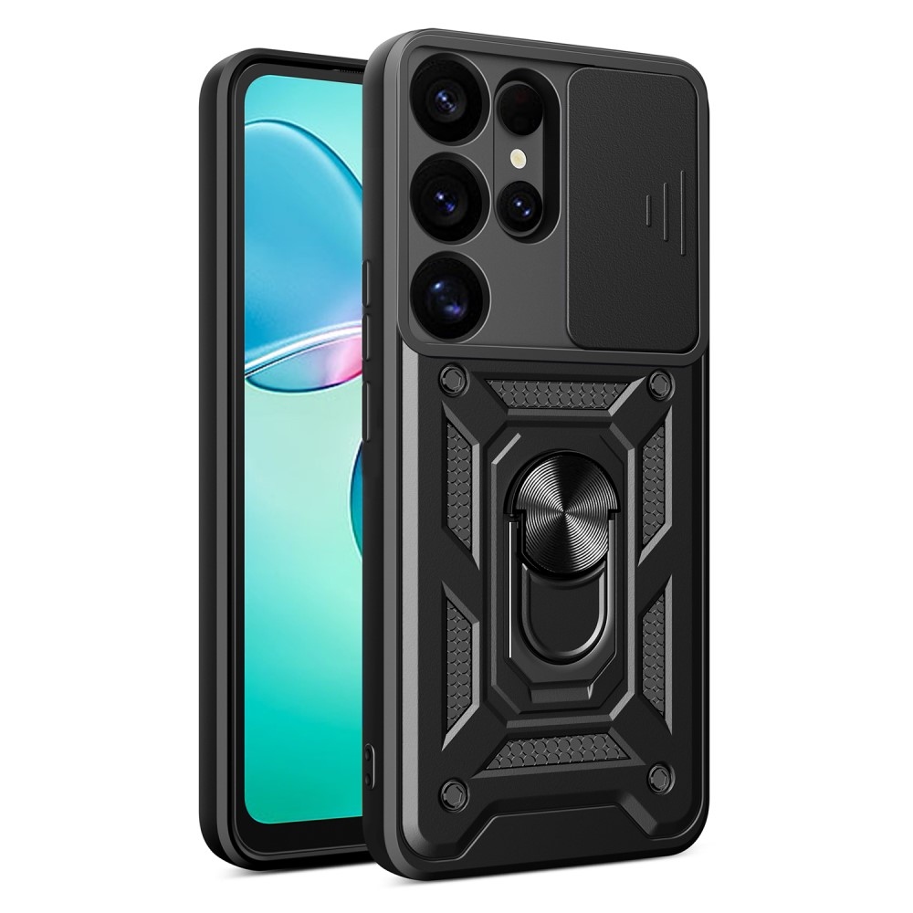 Csúszásálló borítás Samsung Galaxy S25 Ultra készülékhez - fekete