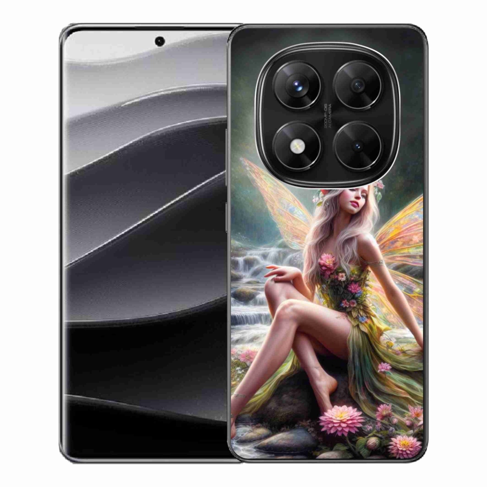 Gél borítás mmCase a Xiaomi Redmi Note 14 Pro 5G/Poco X7 5G - pillangó nőhöz 1