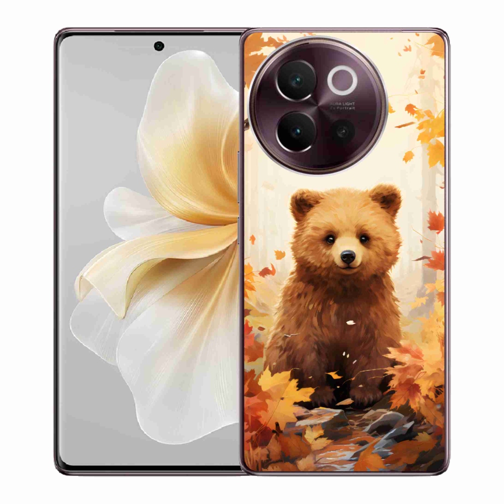 Gél borítás mmCase a Vivo V40 Lite 5G-hez - medve az erdőben