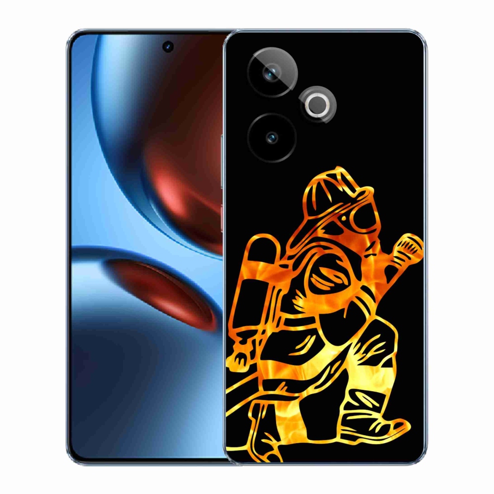 Zselés borítás mmCase a Realme GT 7 5G/GT 7T 5G - tűzoltó 1