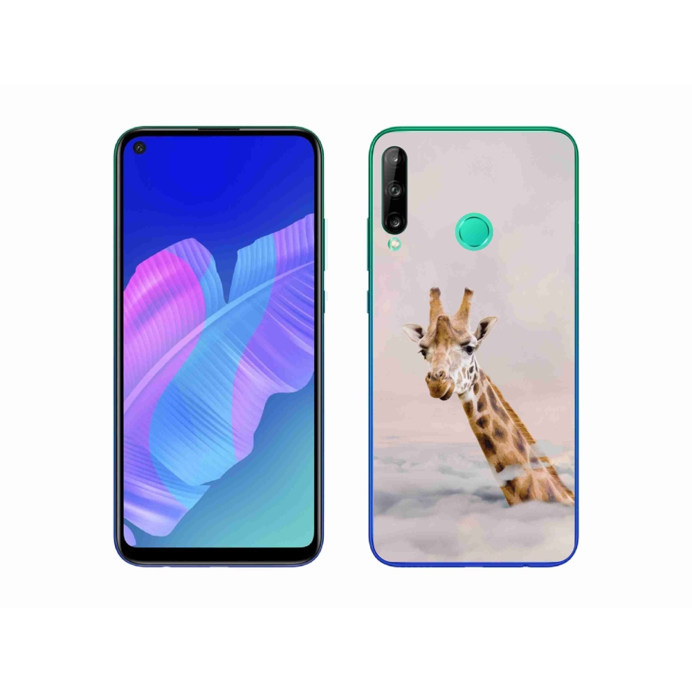 Gél borítás mmCase a Huawei P40 Lite E számára - zsiráf a felhőkben