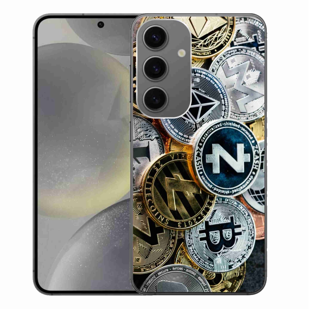 Gél borítás mmCase Samsung Galaxy S24+ - kriptovalutákhoz