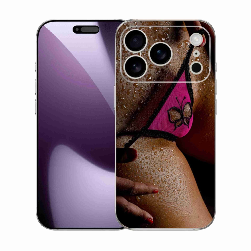 Gél borítás mmCase iPhone 17 Pro készülékhez - szexi nő