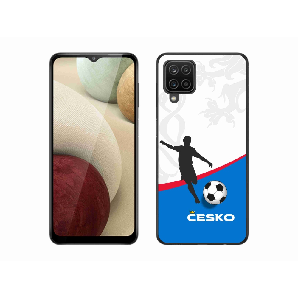 Gél borítás mmCase Samsung Galaxy A12 - futball Csehország 1