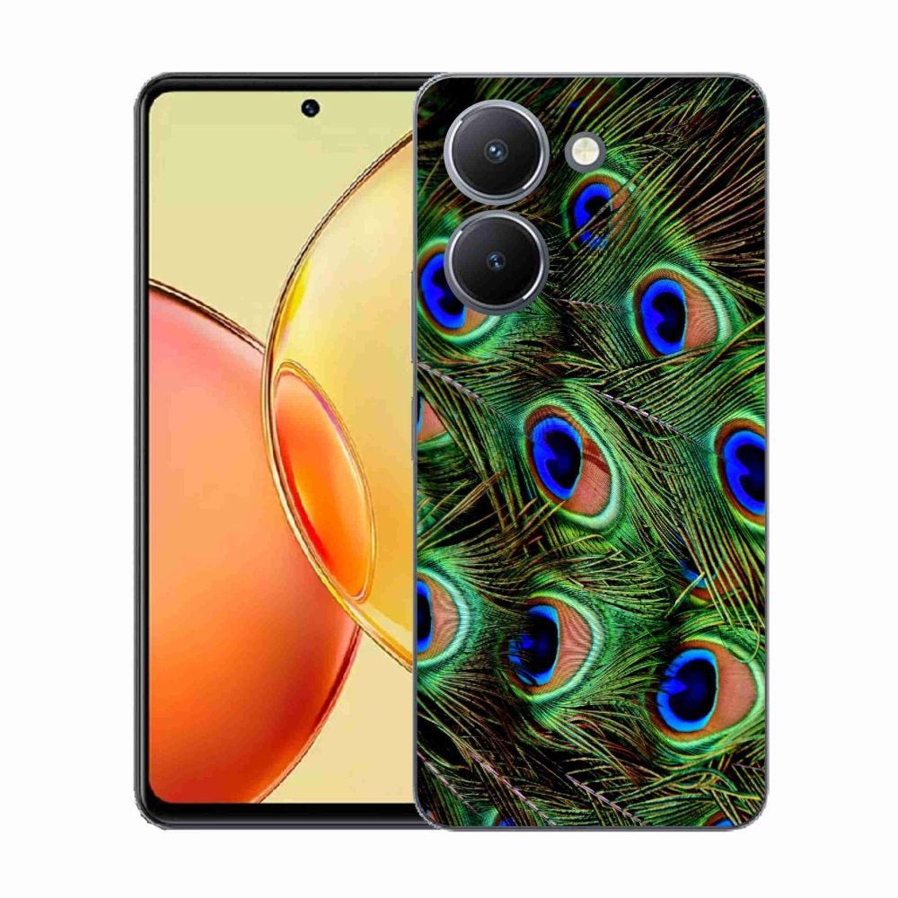 Zselés borítás mmCase a Vivo Y36-hoz - pávatoll