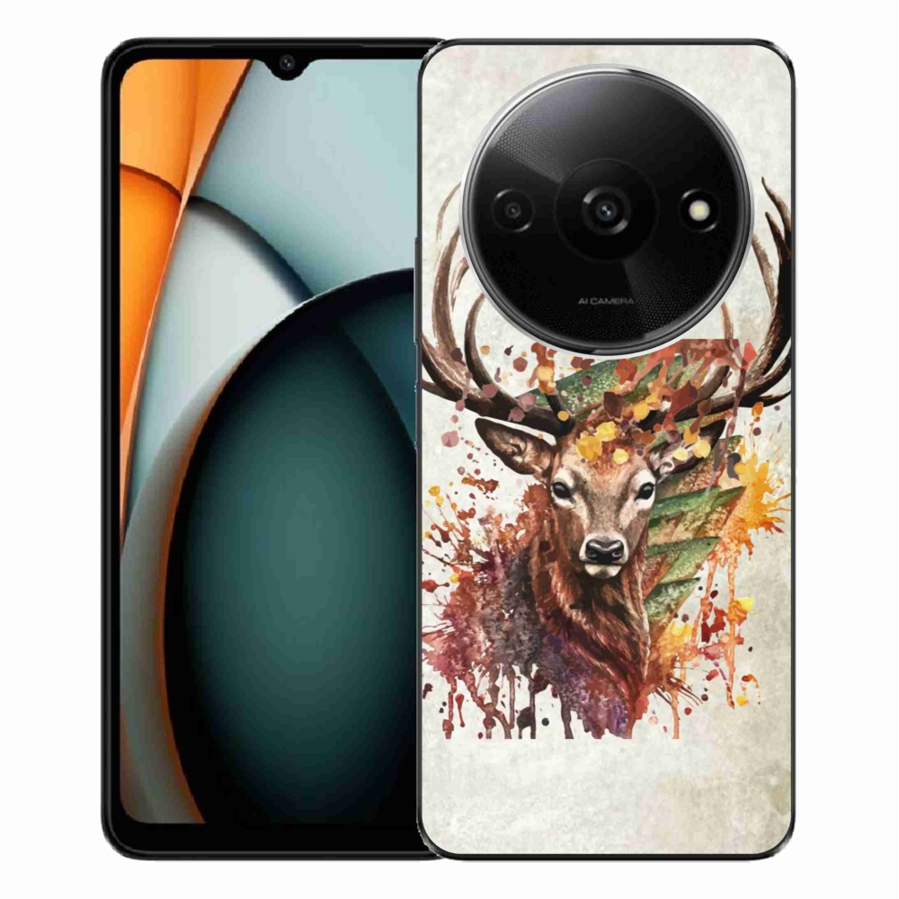 Gél tok mmCase a Xiaomi Redmi A3 készülékhez - szarvas 1