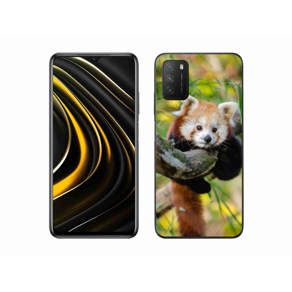 Gél borítás mmCase a Xiaomi Poco M3 készülékhez - pandavörös