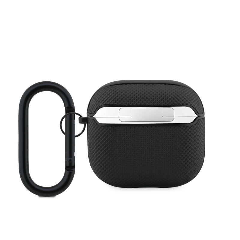 Lacoste Petit Pique Croc Logo Patch tok az AirPods 4 készülékhez Fekete